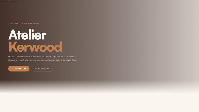 Site Artisan Menuisier