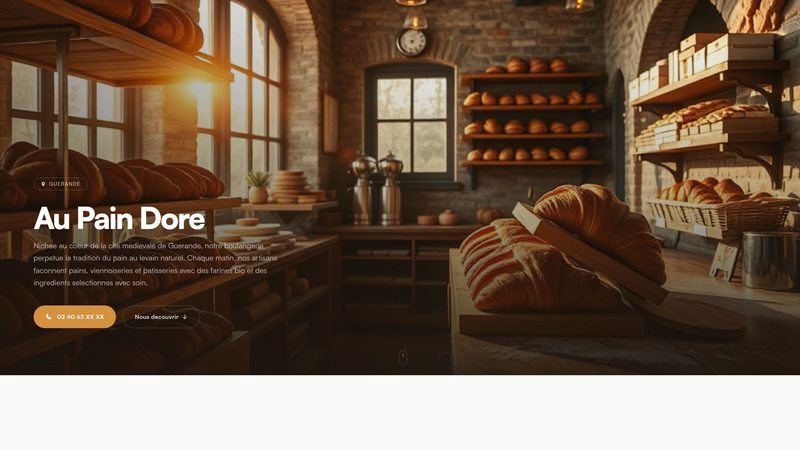 Site Boulangerie Tradition